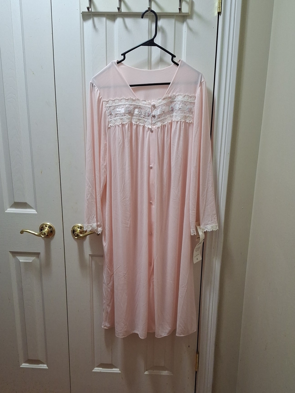 NWT Vintage Shadowline Pink Nightgown Sz 2X